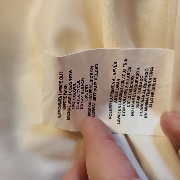 Hint Of Mint Lace Gauze Ivory Boho Dress S - Picture 10 of 10